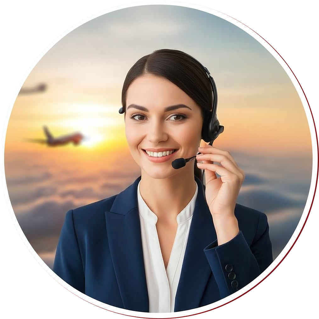 Friendly customer service agent